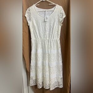 New NY collection women’s white dress